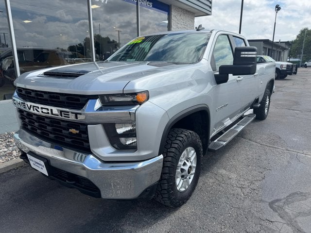 2023 Chevrolet Silverado 2500HD LT in Silver — front three-quarter view