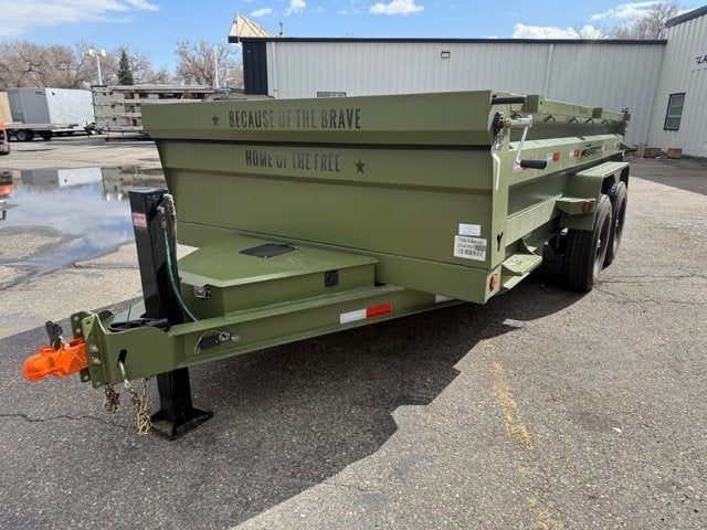 25 IRON BULL DUMP 14K SNIPER Base in Green — front three-quarter view