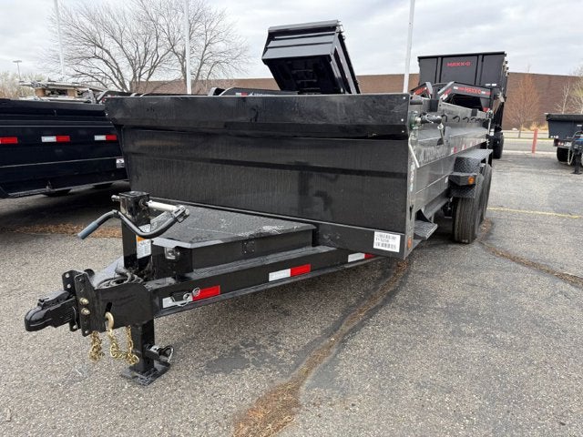 26 IRON BULL DUMP 14K 24" Base in Black — front three-quarter view