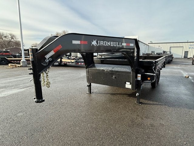 26 IRON BULL GOOSE DECK DUMP Base in Black — front three-quarter view