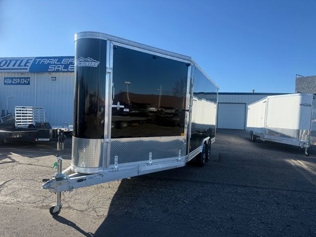 25 ALCOM ENCLOSED SLED Base in 8.5X16 — front three-quarter view