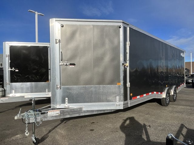 2023 ALCOM ENCLOSED SLED Base in 8.5X24 — front three-quarter view