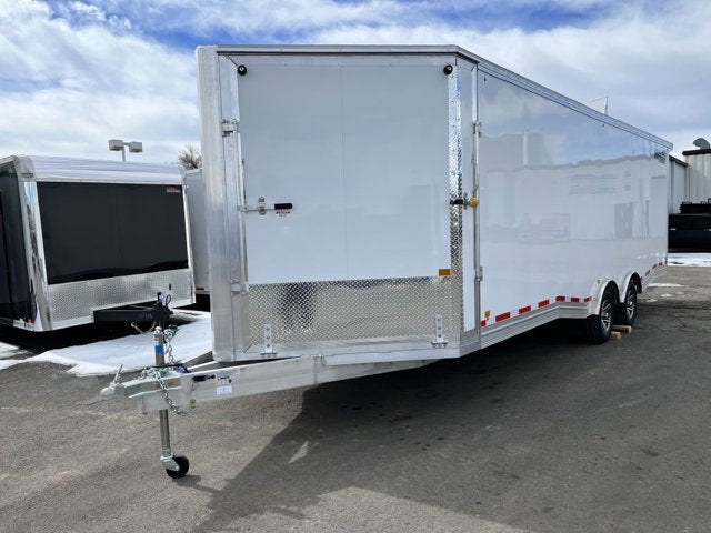 2023 ALCOM ENCLOSED SLED Base in 8.5X24 — front three-quarter view
