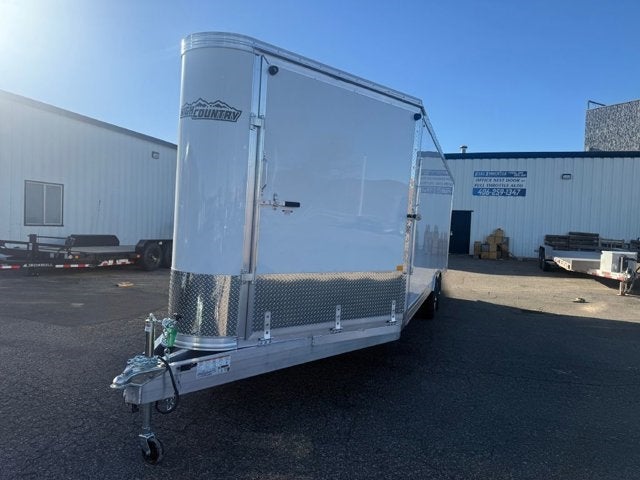 25 ALCOM ENCLOSED SLED Base in 8.5X24 — front three-quarter view